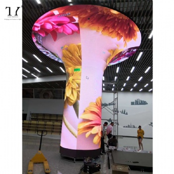 Ring cylindrical LED display