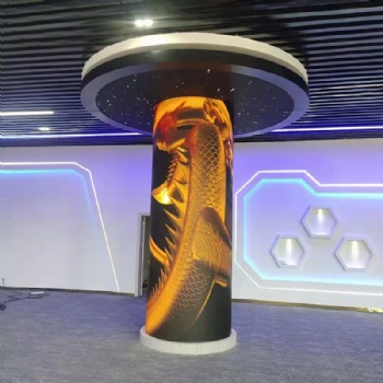 Ring cylindrical LED display