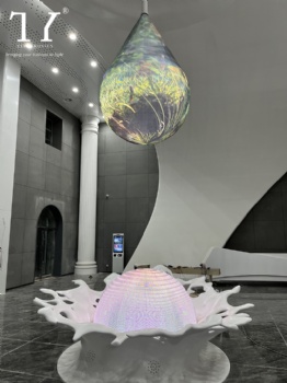 Water Drop Shape Creative LED Display