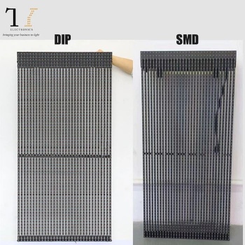 DIP Outdoor Transparent Curtain Screen