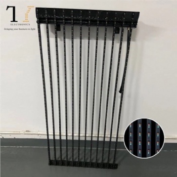 DIP Outdoor Transparent Curtain Screen