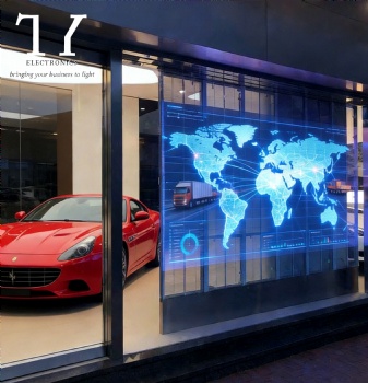 LED transparent display