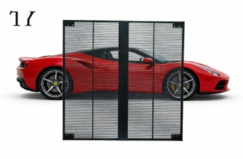 LED transparent display