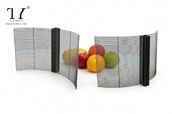 Curved LED Transparent Display