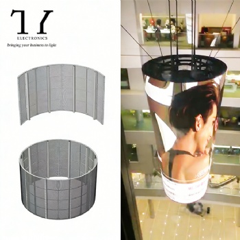 Curved LED Transparent Display