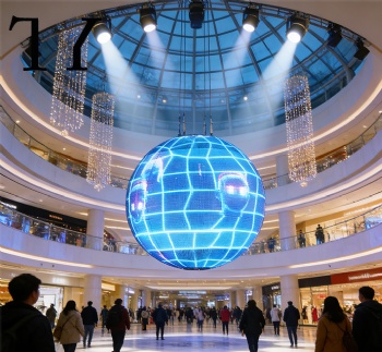 LED transparent display-Spherical display screen