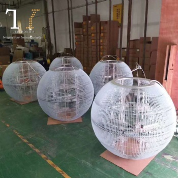 LED transparent display-Spherical display screen