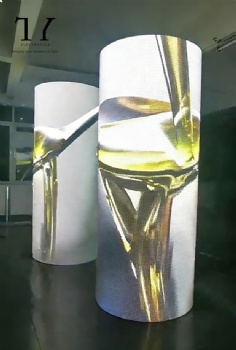 LED Cylindrical Display Screen