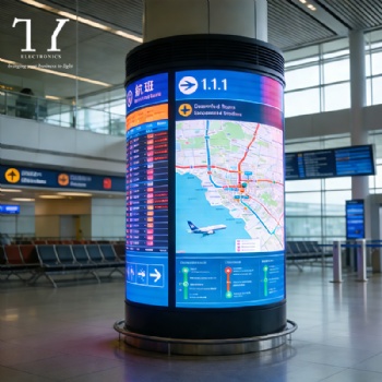 LED Cylindrical Display Screen