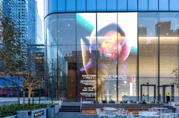 LED crystal film display